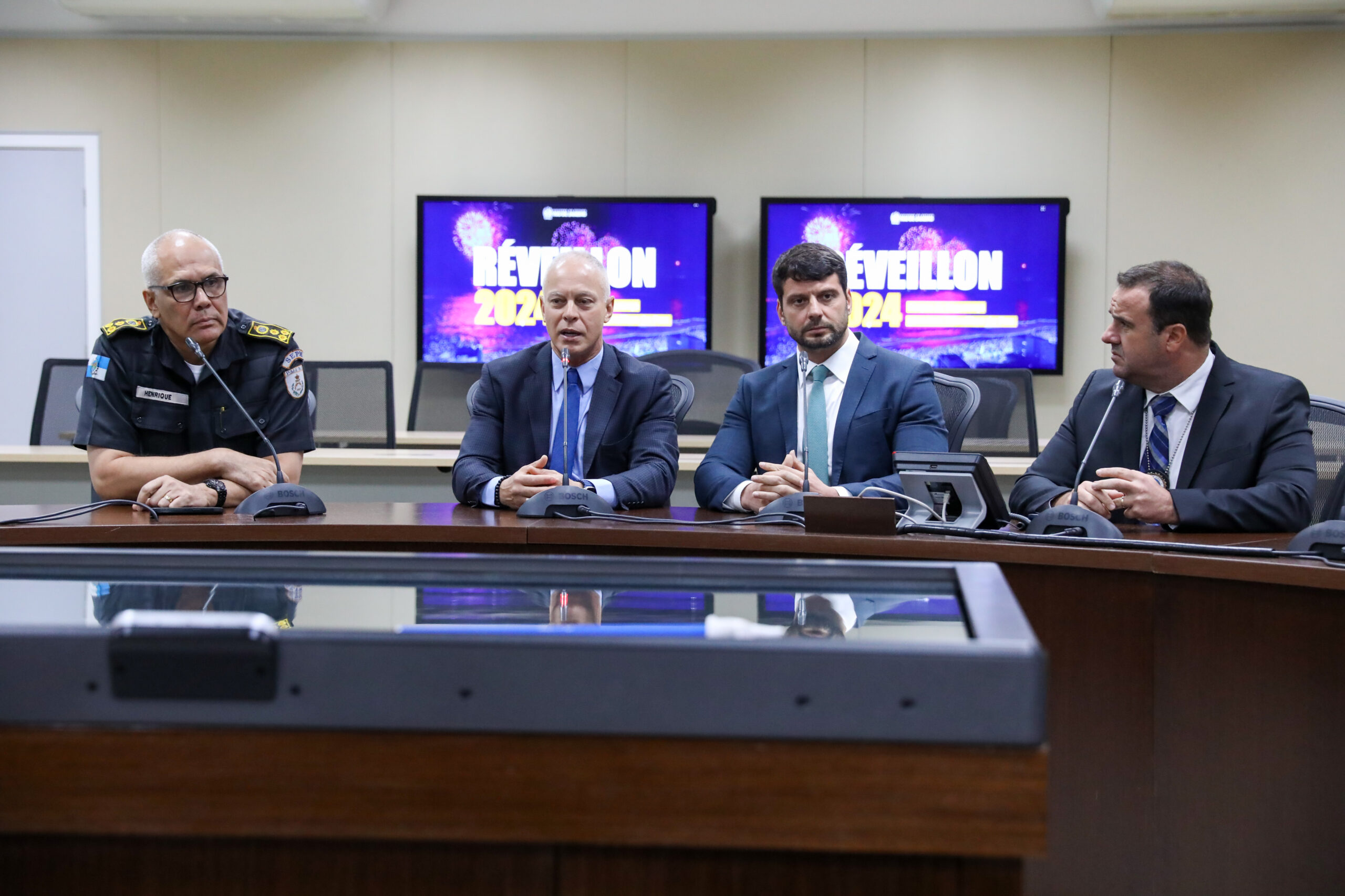 Forças de segurança do Estado garantem um Réveillon seguro em Copacabana