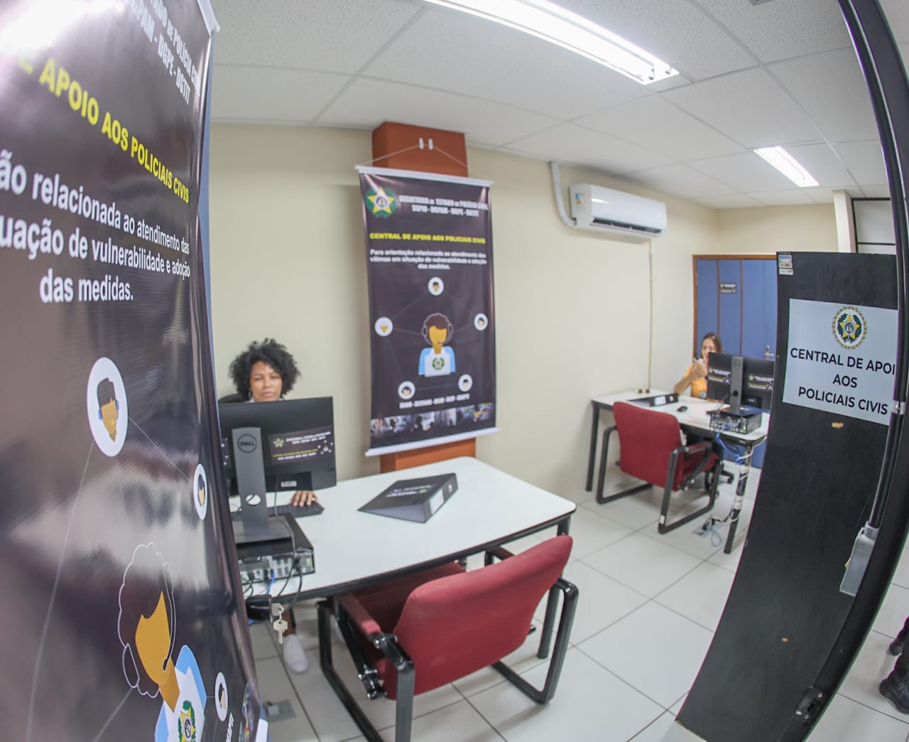 Secretaria de Estado de Polícia Civil inaugura Central de Apoio aos Policiais Civis