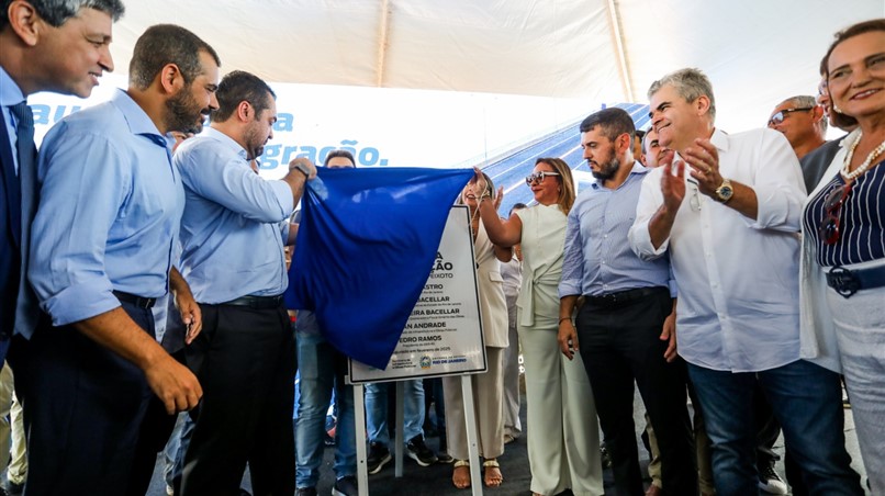 Presidente da Alerj inaugura com governador Ponte da Integração no Norte Fluminense